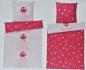 Preview: 2 tlg. Kinder Feinbiber Wende Bettwäsche Monster Design Baumwolle 135x200cm NEU