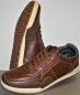 Preview: Herren Freizeitschuhe Halbschuhe Sneakers modisches Design Gr.41 43 44 46 blau braun NEU