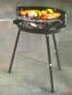 Preview: Grillmeister Holzkohle Rundgrill Basic Emaillierte Feuerschale 33cm Grillfläche