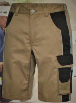 Herren Profi Arbeits Bermuda Shorts Arbeitshose kurz robuste Qualität Gr.58 beige NEU