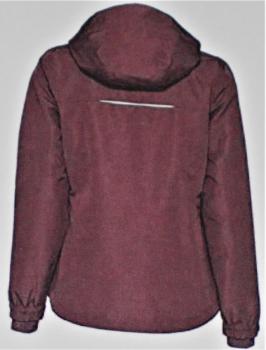 Damen Click-In-Multifunktionsjacke 2 in 1 Jacke Allwetterjacke Gr.40 bordeaux/pink NEU
