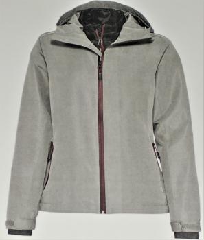 Damen Click-In-Multifunktionsjacke 2 in 1 Jacke Allwetterjacke Gr.38 grau/schwarz NEU