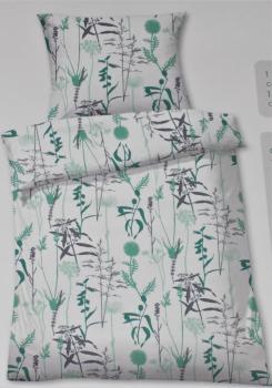 Preview: Dyckhoff 4tlg Premium Weichfrottier Bettwäsche 135x200cm/80x80cm 2 GarniturenNEU