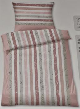 Preview: Dyckhoff 4tlg Premium Weichfrottier Bettwäsche 135x200cm/80x80cm 2 GarniturenNEU