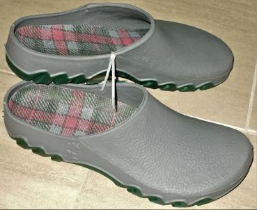 Parkside Herren Gartenclogs Garten Freizeit Clogs Gummiclogs Hausschuhe Gr.42-43 grau NEU