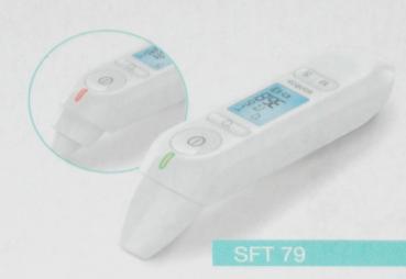 Sanitas LED Multifunktions Thermometer SFT 79 Baby Ohr und Stirnthermometer NEU