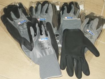5 Paar Ulith Arbeitshandschuhe mit Beschichtung Gr.10/XL
