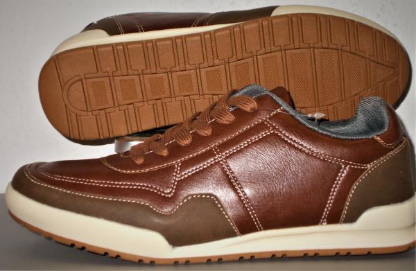 Herren Freizeitschuhe Halbschuhe Sneakers modisches Design Gr.41 43 44 46 blau braun NEU