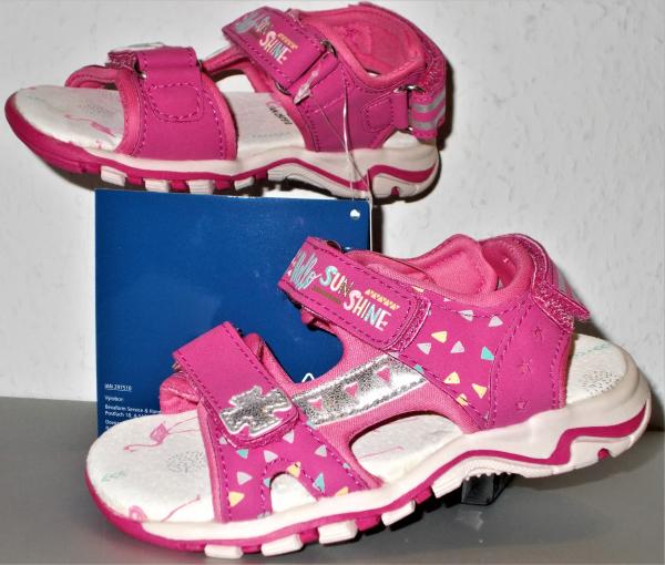 coole Mädchen Sandalen Kindersandalen Sommerschuhe Gr.25 27 pink mint NEU