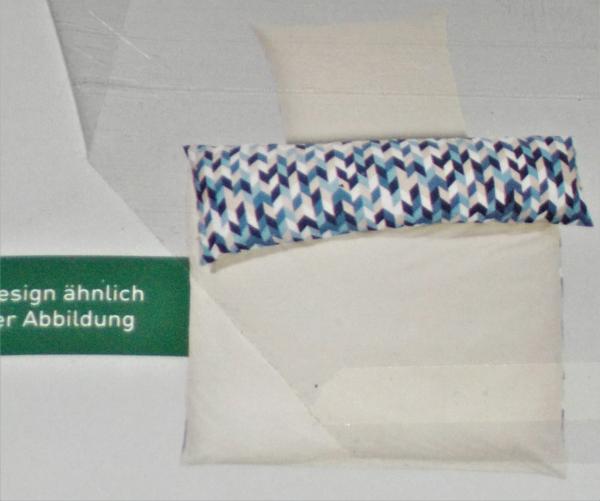4tlg. Edle Baumwoll Satin Wende Bettwäsche Übergrösse 155x220cm/80x80cm NEU