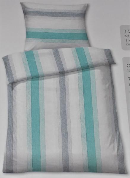 Dyckhoff 4tlg Premium Weichfrottier Bettwäsche 135x200cm/80x80cm 2 GarniturenNEU