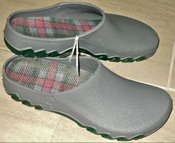 Parkside Herren Gartenclogs Garten Freizeit Clogs Gummiclogs Hausschuhe Gr.42-43 grau NEU