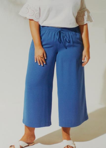stylische Damen Culotte Hose Freizeithose Sommerhose Gr.44 46 48 50 52 54 NEU