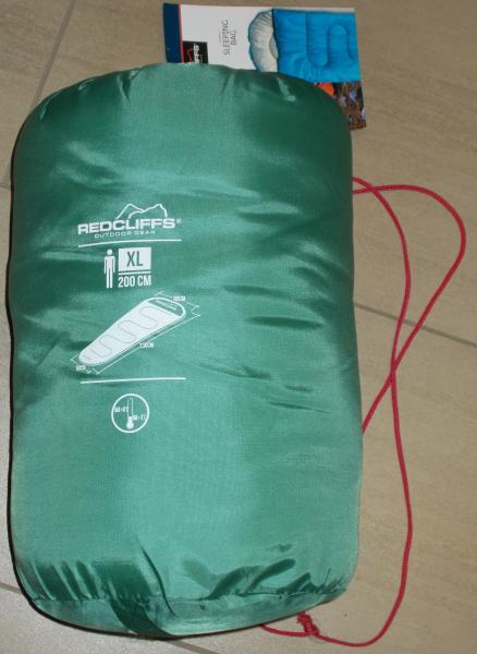 Redcliffs Camping Schlafsack XL Outdoor Mumienschlafsack 230x80x50cm NEU