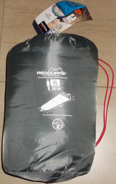 Redcliffs Camping Schlafsack XL Outdoor Mumienschlafsack 230x80x50cm NEU